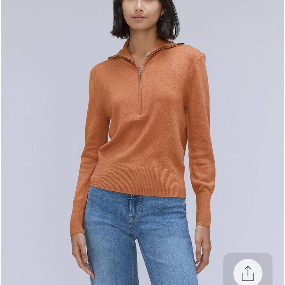 NWT Everlane Merino Wool 1/2 Zip Pullover